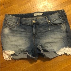 Torrid Jean shorts